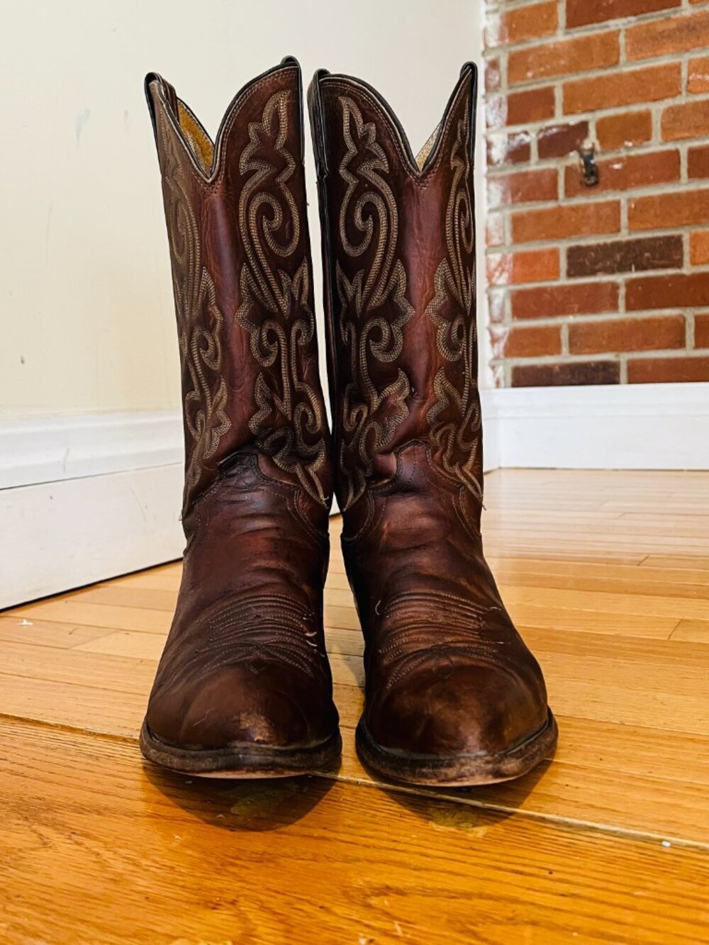 Vintage Women's JUSTIN Cowboy Boots Size 9.5 B - Picture 11 of 16